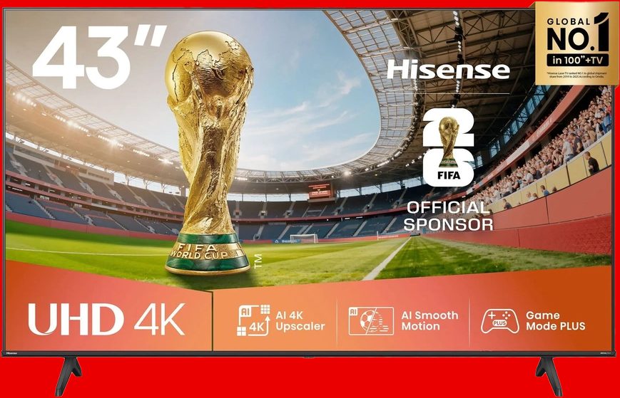 Hisense 43" UHD 4K TV - Weekly Grand Prize